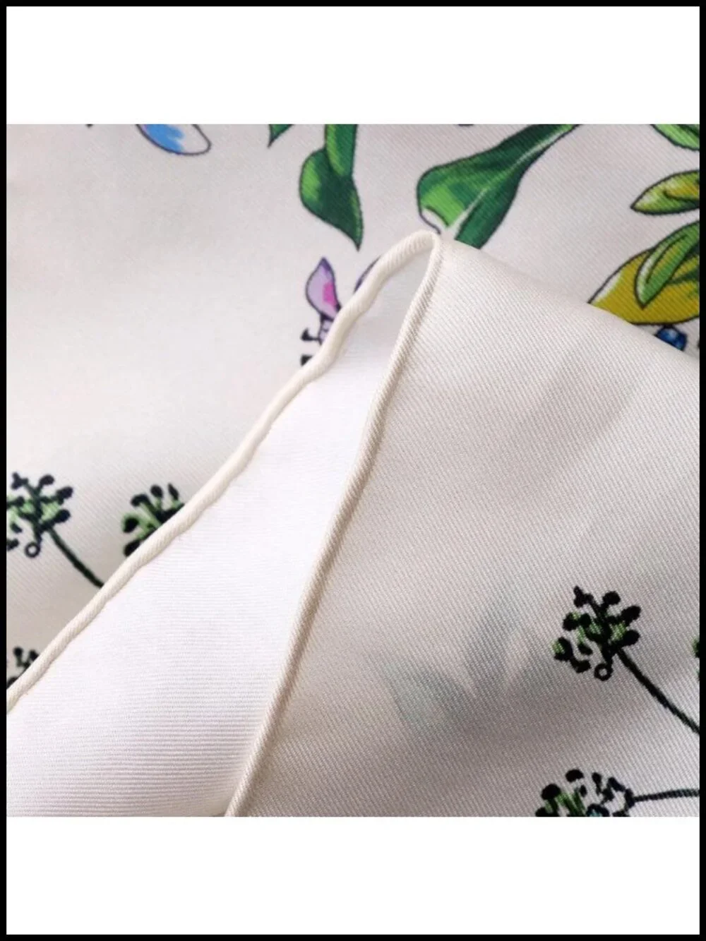 100% Mulberry Silk Square Scarf 35